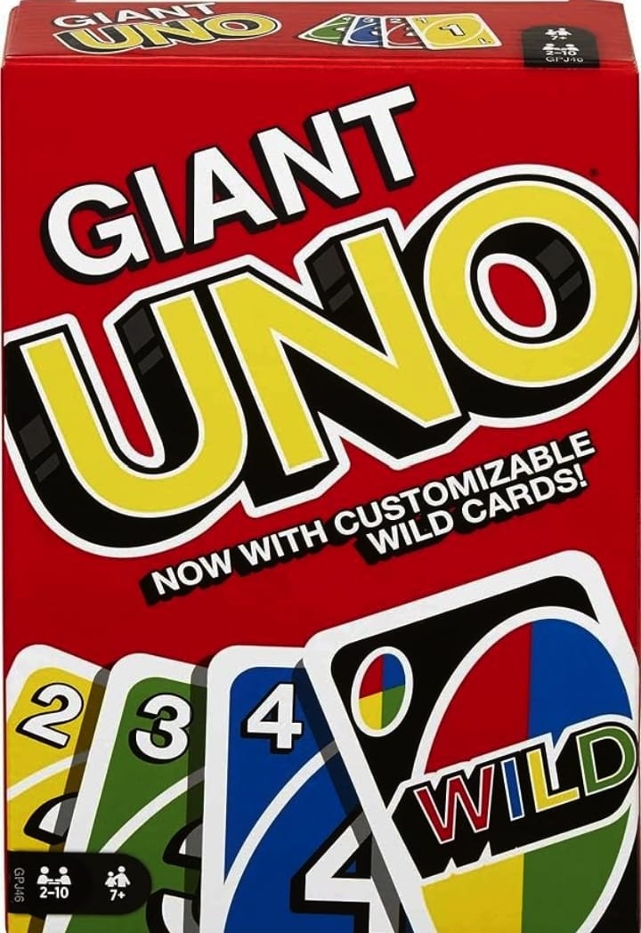Take Family Game Night to New Heights with Mattel Games UNO Giant Sized Card Game
